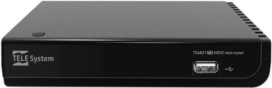 TELESYSTEM Decoder digitale terrestre Telesystem TS6821 Full HD DVB-T2 HEVC